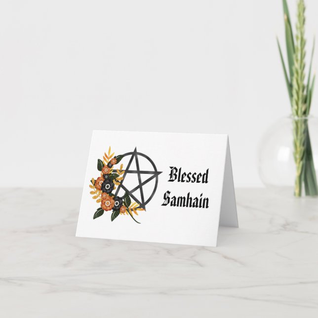 Customized Sahmain Greeting Card (Front)