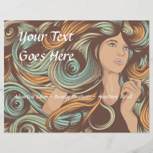 Customized Salon Flyer template