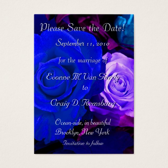Customized Save The Date I (Front)