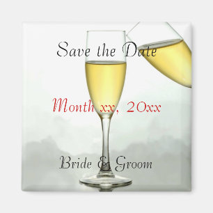 Customized Save the Date Magnet