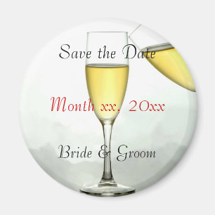 Customized Save the Date Refridgerator Magnet