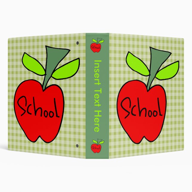 Customized School Avery Binder (Background)