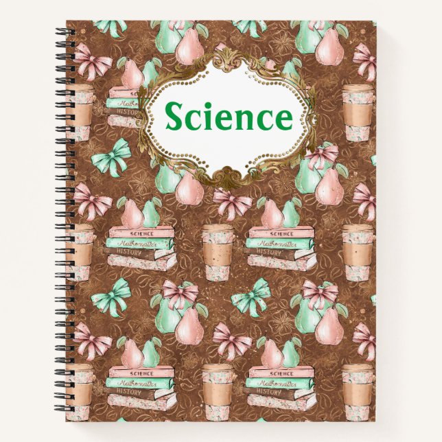 Customized School Spiral Notebook (Front)