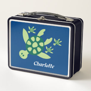 Customized Sea Turtle Family Kid's Lunch Box
