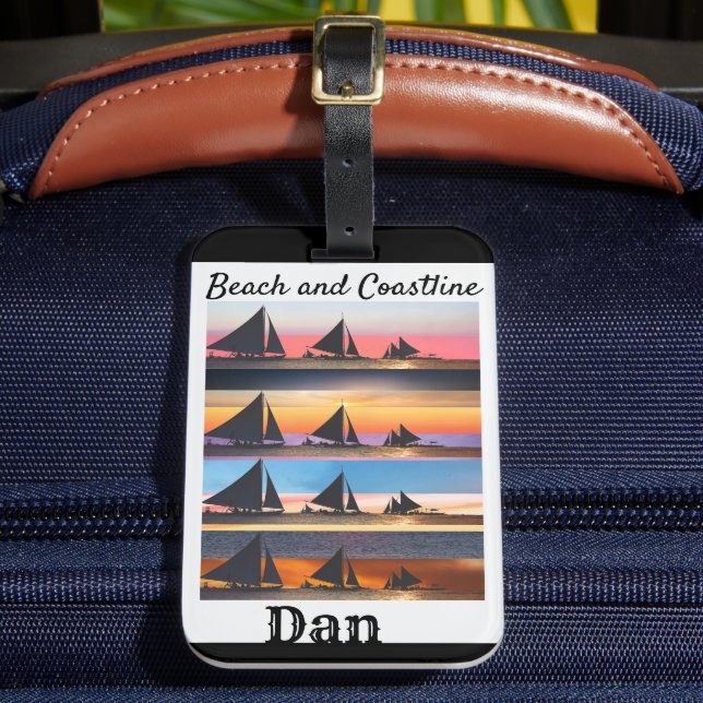 Customized Set Sails Luggage Tag (Front Insitu 2)
