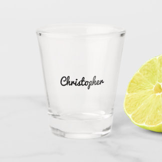 Customized shot glass
