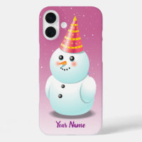 Customized Snowman Lady Cartoon