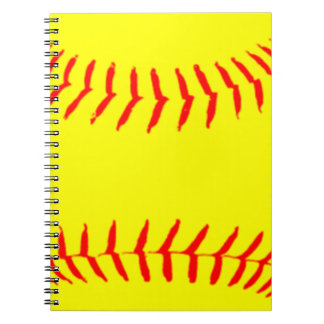 Customized Softball Notebook