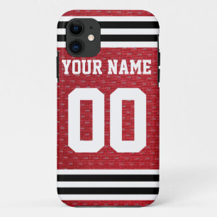 Customized Sports Hockey Jersey iPhone 11 Case