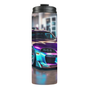 Customized Supercars:Bold colors and modifications Thermal Tumbler