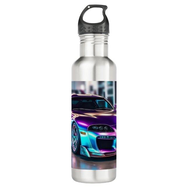Customized Supercars:Bold colours and modification 710 Ml Water Bottle (Front)