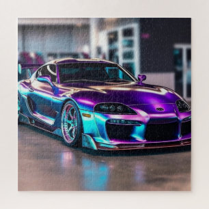 Customized Supercars:Bold colours and modification Jigsaw Puzzle