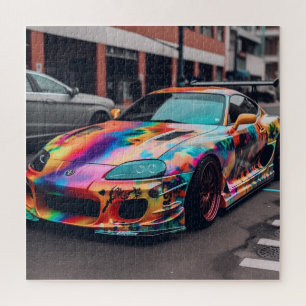Customized Supercars:Bold colours and modification Jigsaw Puzzle