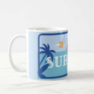 CUSTOMIZED SURFS UP FLORIDA  COFFEE MUG