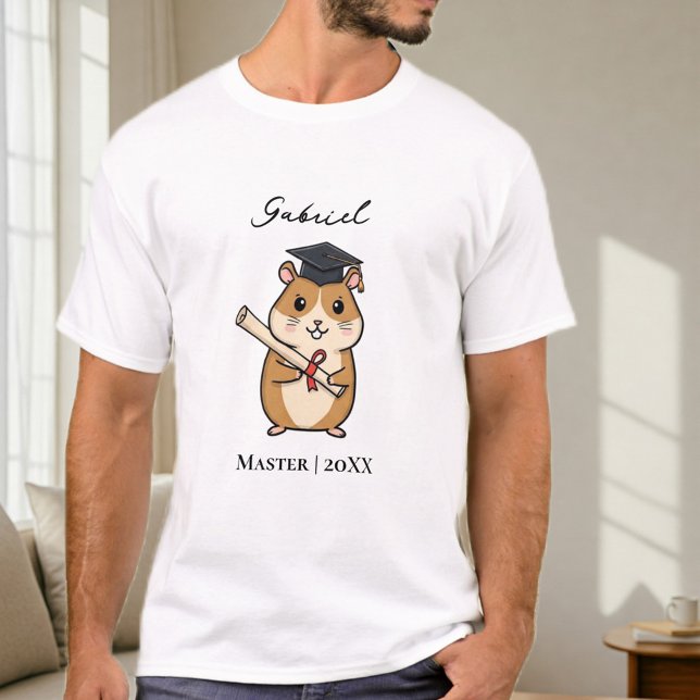 Customized T-shirt for master's graduation, gift (Creator Uploaded)