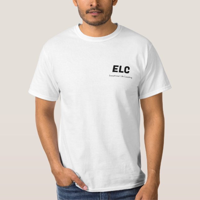 Customized T Shirt With Business Logo (Front)