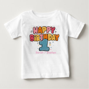 Customized T-shirts - 1st birthday