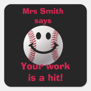 Customized Teacher stickers -  work is a hit