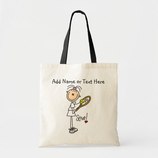 Customized Tennis Serve Tote  Bag (Front)