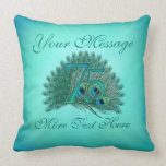 Customized text elegant 75th Birthday 75 Pillows<br><div class="desc">Personalized text custom 75th Birthday 75 Pillows</div>