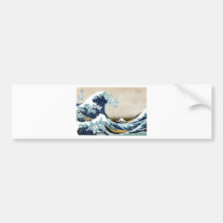 Customized The Great Wave off Kanagawa Gifts Bumper Sticker