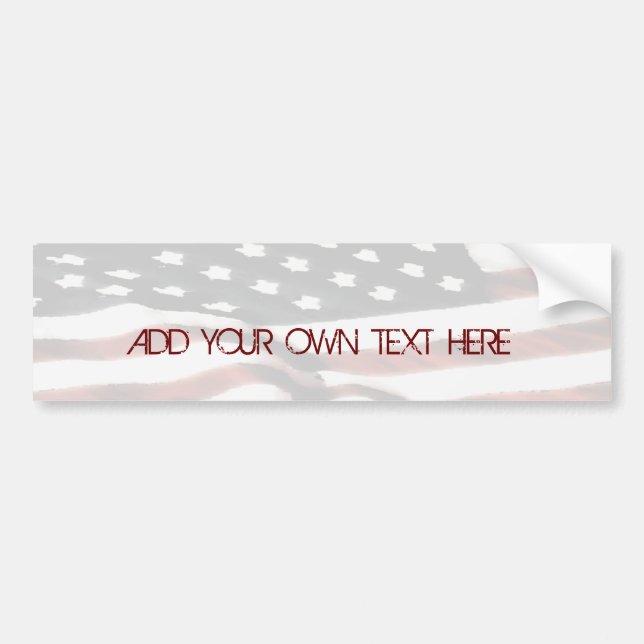 Customized This Liberty Flag Bumpersticker Bumper Sticker (Front)