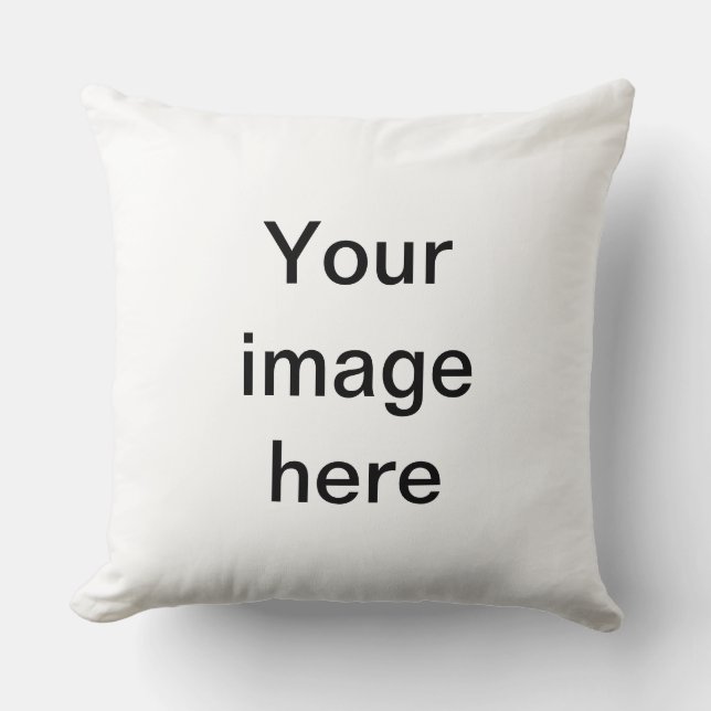 Customized Throw Pillow (Front)