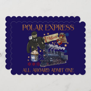 Customized Ticket for the Polar Express Invitation