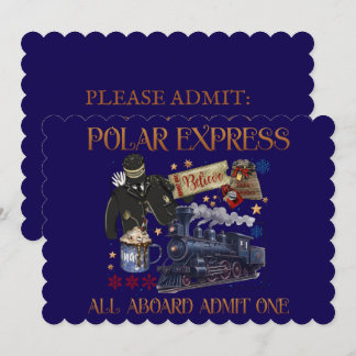 Customized Ticket for the Polar Express Invitation