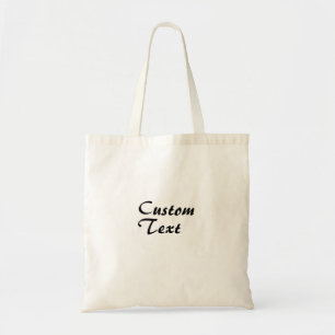Customized Tote Bag With Name and Text