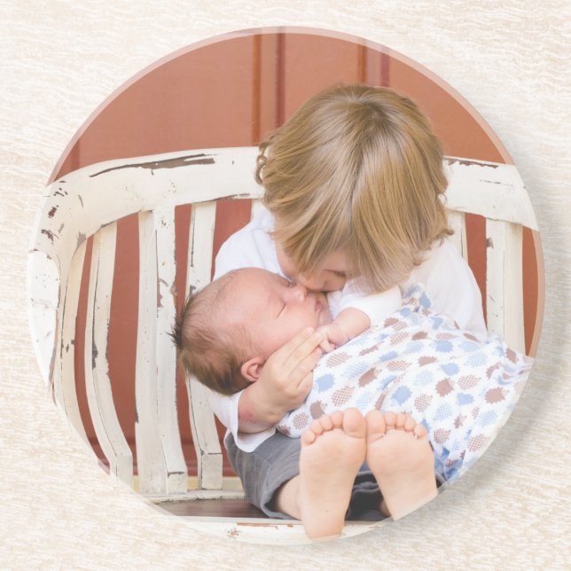 Customized Two Sided Photo Personalized  Coaster (Front)