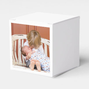 Customized Two Sided Photo Personalized Favor Box