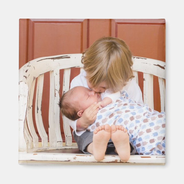 Customized Two Sided Photo Personalized  Magnet (Front)