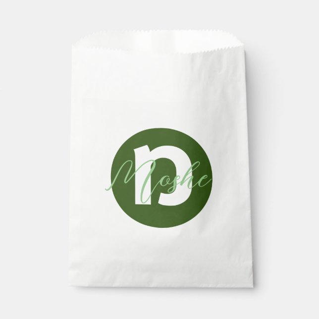 Customized Upsherin Party Favour Bag  (Front)