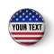 Customized USA Button