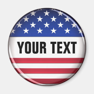 Customized USA Magnet