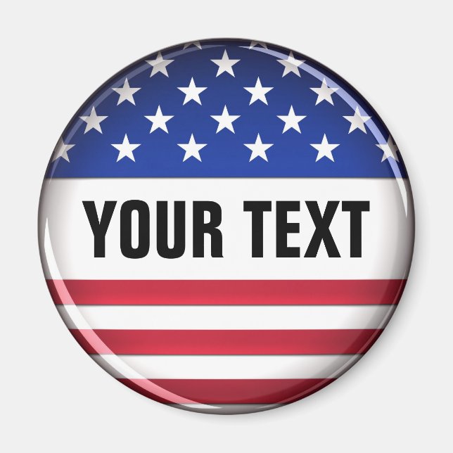 Customized USA Magnet (Front)