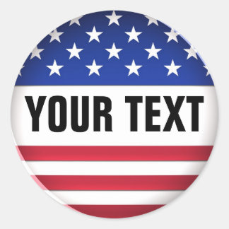 Customized USA Sticker