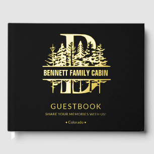 Customized Vacation Rental Cabin House Lake House  Guest Book