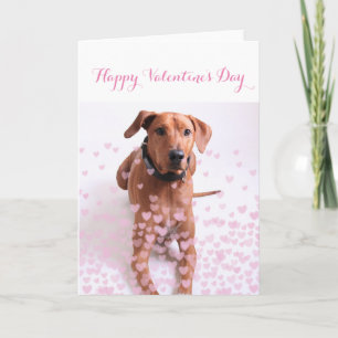 Customized Valentine's Day Card - Dog