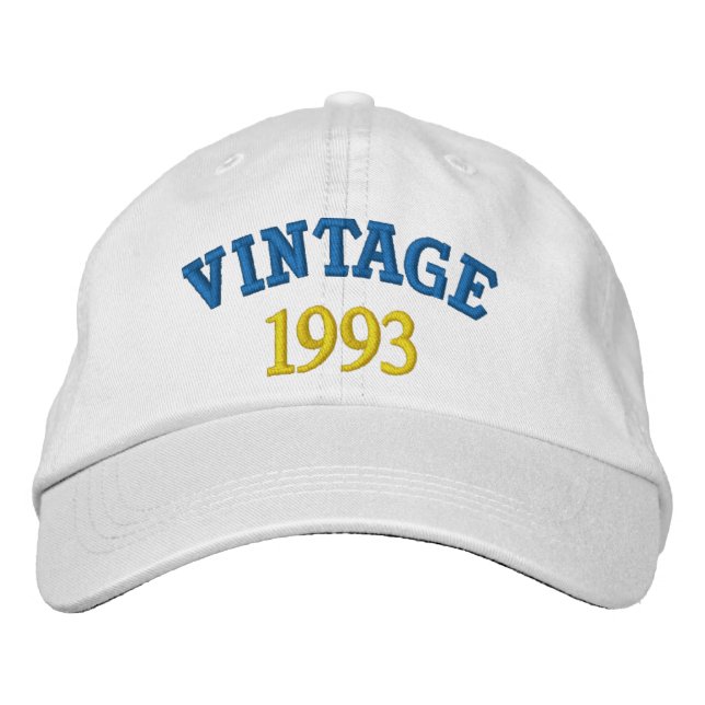 Customized Vintage Embroidered Baseball Cap (Front)