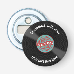 Customized Vinyl Record Bottle Opener