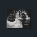 Customized Wedding Anniversary Photo & Vows Canvas Print<br><div class="desc">Modern and elegant design printed Customized Wedding Anniversary Photo & Vows Canvas Print that can be customized with your text. Please click the "Customize it" button and use our design tool to modify this template. Check out the Graphic Art Design store for other products that match this design!</div>