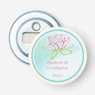 Customized Wedding Favour Lotus Flower Bottle Opener