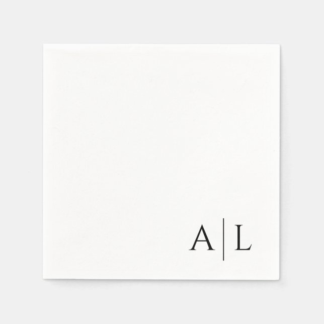 Customized wedding napkins (Front)