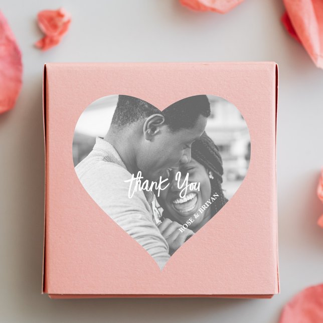  Customized Wedding Photo Thank You Favour Sticker (Creator Uploaded)