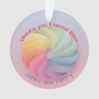 Customized Wedding Wish Soft Colourful Gift Ornament