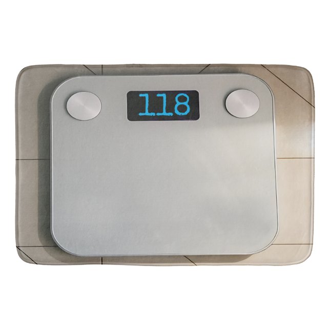 Customized Weight loss helper Bath Mat (Front)