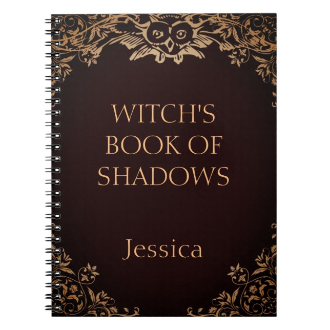 Customized Wicca Book Of Shadows Notebook (Front)