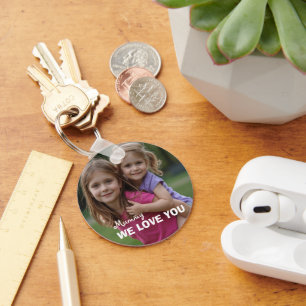 Customized with 2 and text keychain